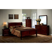 Load image into Gallery viewer, Louis Philippe Queen Bed Cherry
