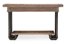 Load image into Gallery viewer, Aico Crossings Console Table in Reclaimed Barn
