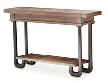 Load image into Gallery viewer, Aico Crossings Console Table in Reclaimed Barn image
