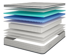 Load image into Gallery viewer, Salvia 12&quot; E.King Hybrid Pocket Coil Mattress
