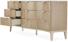 Load image into Gallery viewer, AICO Malibu Crest 9 Drawer Dresser in Blush
