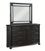 Load image into Gallery viewer, Crown Mark Furniture Kingsbury 9 Drawer Dresser in Black

