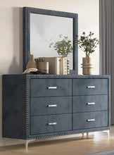 Load image into Gallery viewer, Crown Mark Furniture Lucinda 6 Drawer Dresser in Gray
