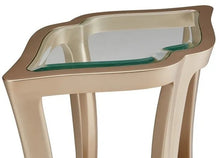 Load image into Gallery viewer, AICO Malibu Crest End Table w/Glass in Chardonnay

