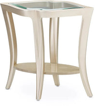 Load image into Gallery viewer, AICO Malibu Crest End Table w/Glass in Chardonnay
