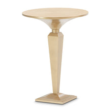 Load image into Gallery viewer, AICO Malibu Crest Round Pedestal Tea Table in Crotch Mahogany

