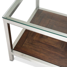 Load image into Gallery viewer, AICO Furniture Diversey End Table with Glass Top

