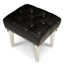 Load image into Gallery viewer, AICO Hollywood Swank Vanity Bench in Platinum 03804-05
