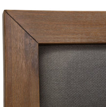 Load image into Gallery viewer, AICO Brooklyn Walk Queen Channel Tufted Panel Bed in Burnt Umber
