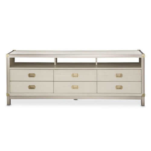AICO Furniture Menlo Station TV Console in Eucalyptus image