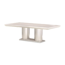 Load image into Gallery viewer, AICO Marin Double Pedestal Table in Greige
