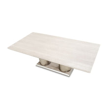Load image into Gallery viewer, AICO Marin Double Pedestal Table in Greige
