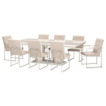 Load image into Gallery viewer, AICO Marin Double Pedestal Table in Greige
