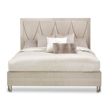 Load image into Gallery viewer, AICO Marin Queen Panel Bed in Greige
