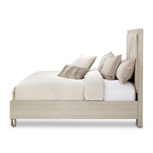 Load image into Gallery viewer, AICO Marin Queen Panel Bed in Greige
