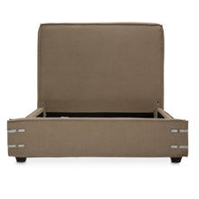 Load image into Gallery viewer, AICO Furniture Penninsula Queen Upholstered Bed in Khaki
