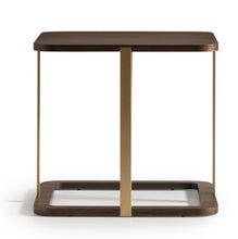 Load image into Gallery viewer, AICO Furniture Amora Side Table in Eggshell Walnut
