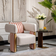 Load image into Gallery viewer, AICO Furniture Amora Chair Ash in Eggshell Walnut
