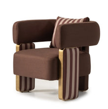 Load image into Gallery viewer, AICO Furniture Amora Chair Brown in Eggshell Walnut image

