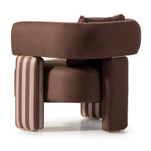 Load image into Gallery viewer, AICO Furniture Amora Chair Brown in Eggshell Walnut
