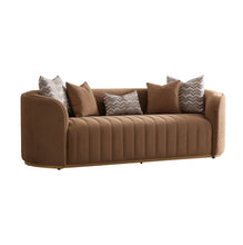 Load image into Gallery viewer, AICO Furniture Ariana Sofa in Caramel Gold image
