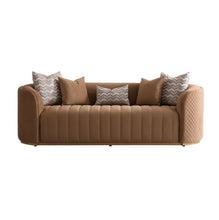 Load image into Gallery viewer, AICO Furniture Ariana Sofa in Caramel Gold
