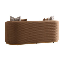Load image into Gallery viewer, AICO Furniture Ariana Loveseat in Caramel Gold
