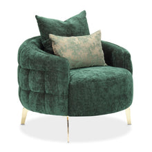 Load image into Gallery viewer, AICO Furniture Celine Chair in Emerald/Gold
