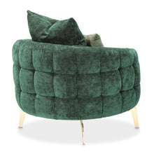Load image into Gallery viewer, AICO Furniture Celine Chair in Emerald/Gold
