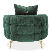 Load image into Gallery viewer, AICO Furniture Celine Chair in Emerald/Gold

