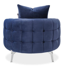 Load image into Gallery viewer, AICO Furniture Celine Chair in Indigo/Silver

