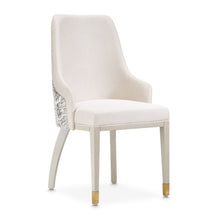 Load image into Gallery viewer, AICO Furniture Carmela Dining Arm Chair (Set of 2) in Shimmer Ivory image
