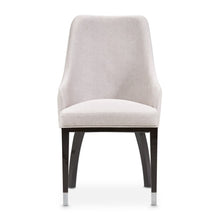 Load image into Gallery viewer, AICO Furniture Carmela Dining Arm Chair (Set of 2) in Glossy Charcoal Sand
