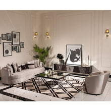Load image into Gallery viewer, AICO Furniture Carmela Mansion Sofa Zinc in Silver
