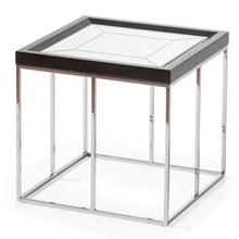 Load image into Gallery viewer, AICO Furniture Carmela End Table in Glossy Charcoal Sand image

