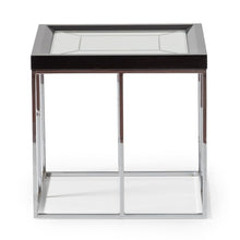 Load image into Gallery viewer, AICO Furniture Carmela End Table in Glossy Charcoal Sand
