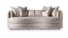 Load image into Gallery viewer, AICO Carmela Sofa Almond in Shimmer Ivory image
