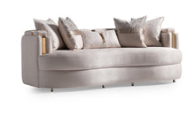 Load image into Gallery viewer, AICO Carmela Sofa Almond in Shimmer Ivory
