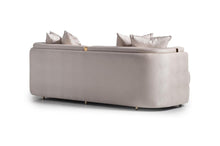 Load image into Gallery viewer, AICO Carmela Sofa Almond in Shimmer Ivory
