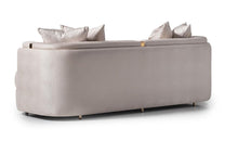 Load image into Gallery viewer, AICO Carmela Sofa Almond in Shimmer Ivory
