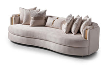 Load image into Gallery viewer, AICO Carmela Mansion Sofa in Shimmer Ivory
