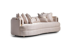 Load image into Gallery viewer, AICO Carmela Mansion Sofa in Shimmer Ivory
