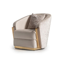 Load image into Gallery viewer, AICO Carmela Accent Chair in Shimmer Ivory
