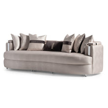 Load image into Gallery viewer, AICO Furniture Carmela Mansion Sofa Zinc in Silver image
