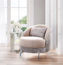 Load image into Gallery viewer, AICO Furniture Dion Chair in Stone/Silver
