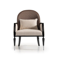 Load image into Gallery viewer, AICO La Francaise Accent Chair in Cafe/Black image
