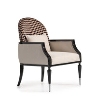 Load image into Gallery viewer, AICO La Francaise Accent Chair in Cafe/Black
