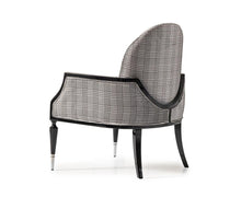 Load image into Gallery viewer, AICO La Francaise Accent Chair in Domino/Black
