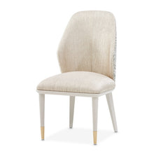 Load image into Gallery viewer, AICO Furniture Lisbon Side Chair in Silken Matte Cream
