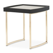 Load image into Gallery viewer, AICO Furniture Lisbon Side Table in Silken Matte Black image
